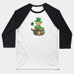 Bitcoins Patrick Days Baseball T-Shirt